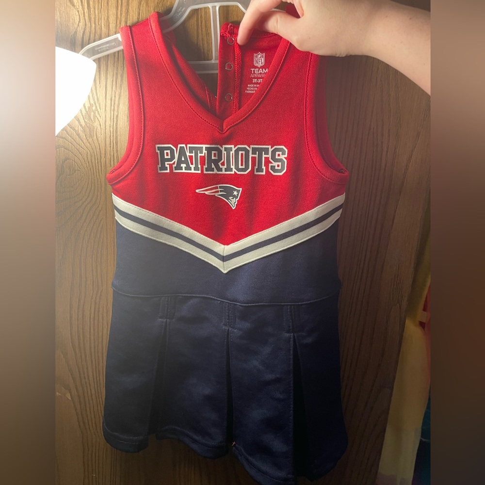 Toddler girl Patriots dress